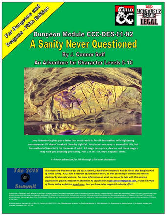 CCC-DES-01-02 A Sanity Never Questioned (Part 2) [Author]