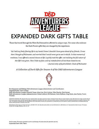 Expanded Dark Gifts Table [Contributor]